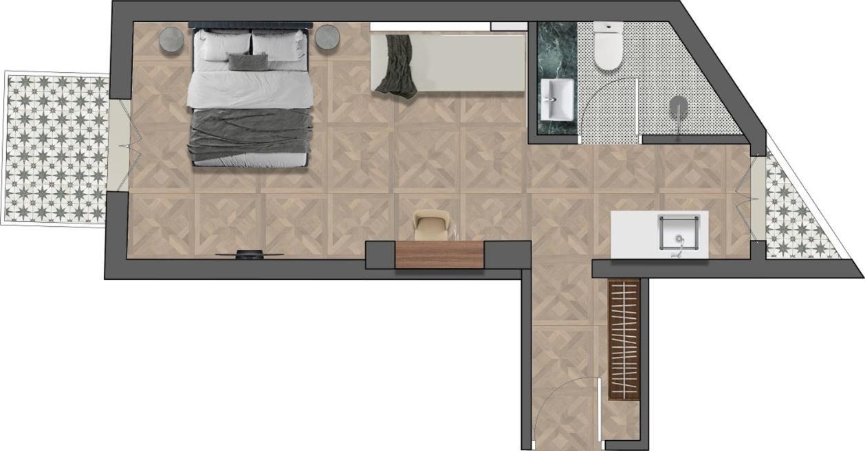 Atlas Boutique Suites Kavála Bilik gambar